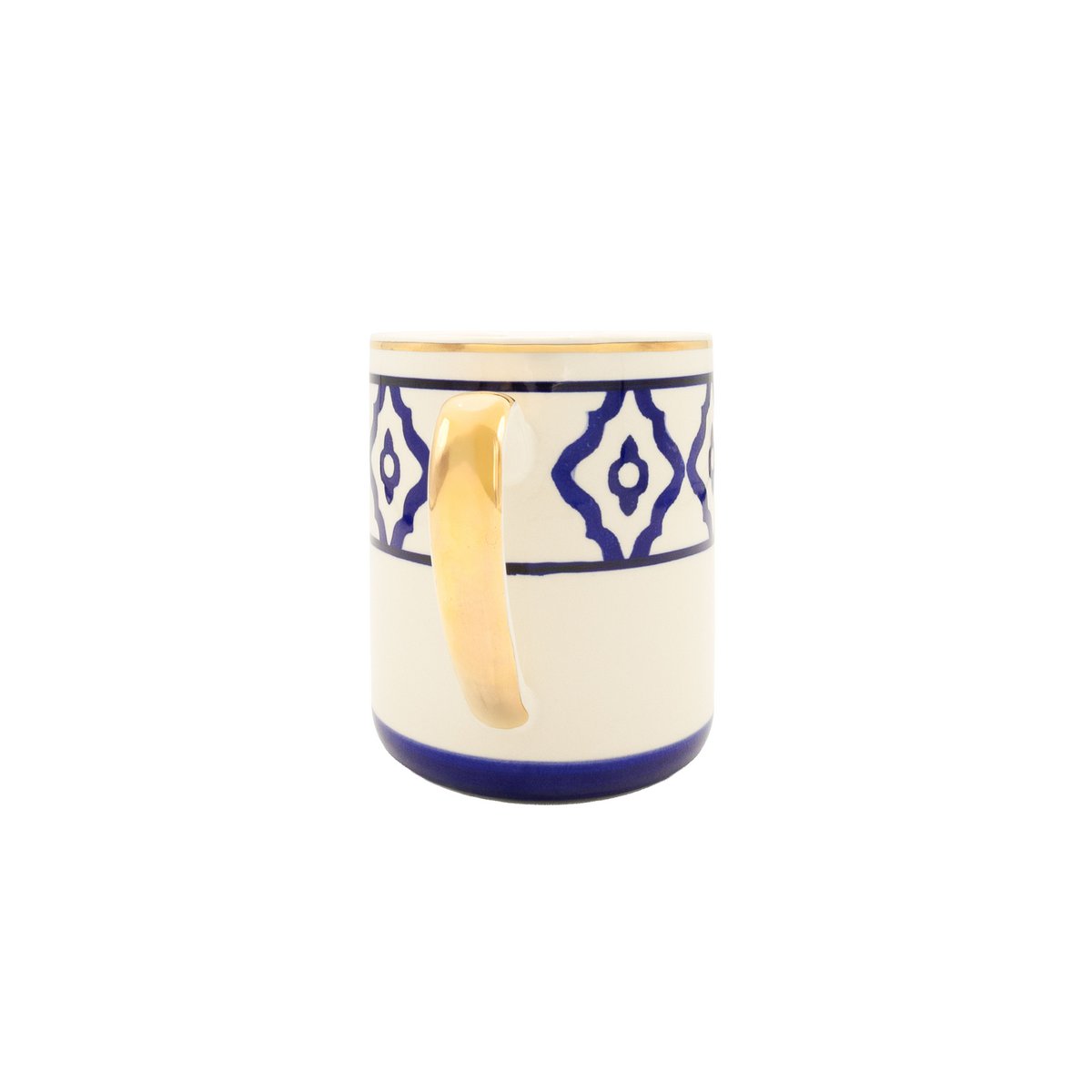 Tasse à café/tasse à café modèle Vizsla en céramique, peinte à la main avec motif Vizsla, bord doré et anse dorée, 250 ml. Contenu de la tasse disponible en rouge, vert et bleu