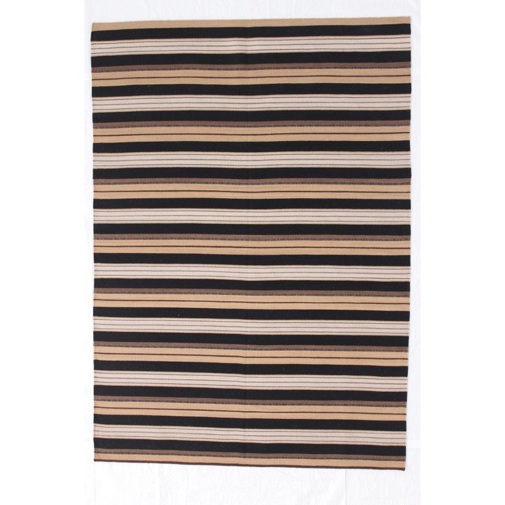 Hazan Kelim Stripes-H Brązowy Beżowy