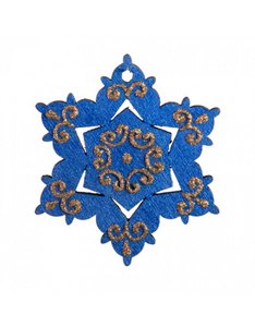 Sneeuwvlok Klein Blauw