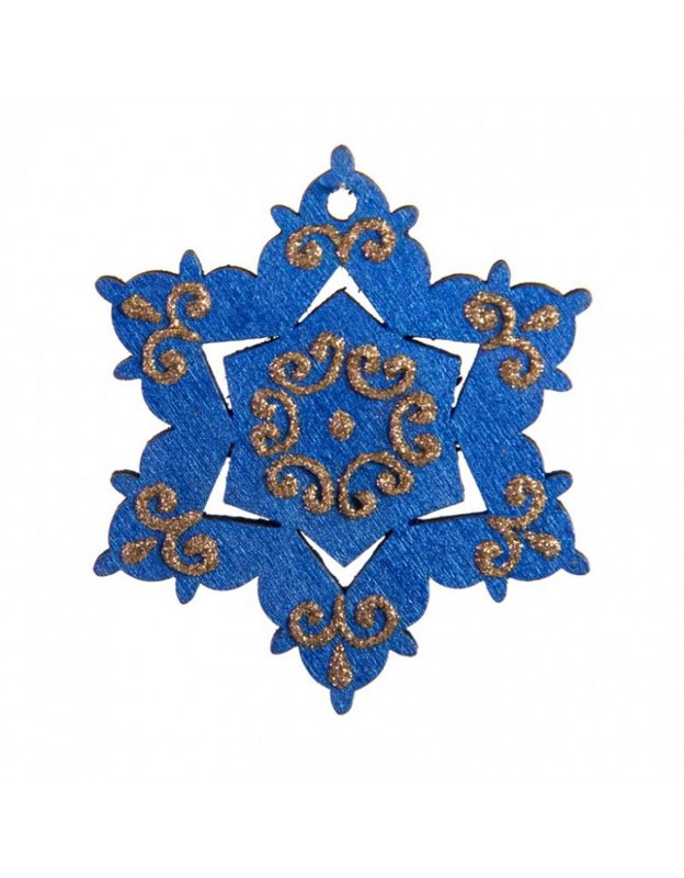 Flocon de Neige Petit Bleu