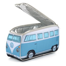 Volkswagen VW T1 Bus Lunch Bag - Front/Blue