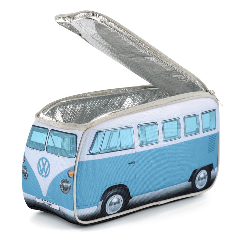 Volkswagen VW T1 Bus Lunch Bag - Front/Blue