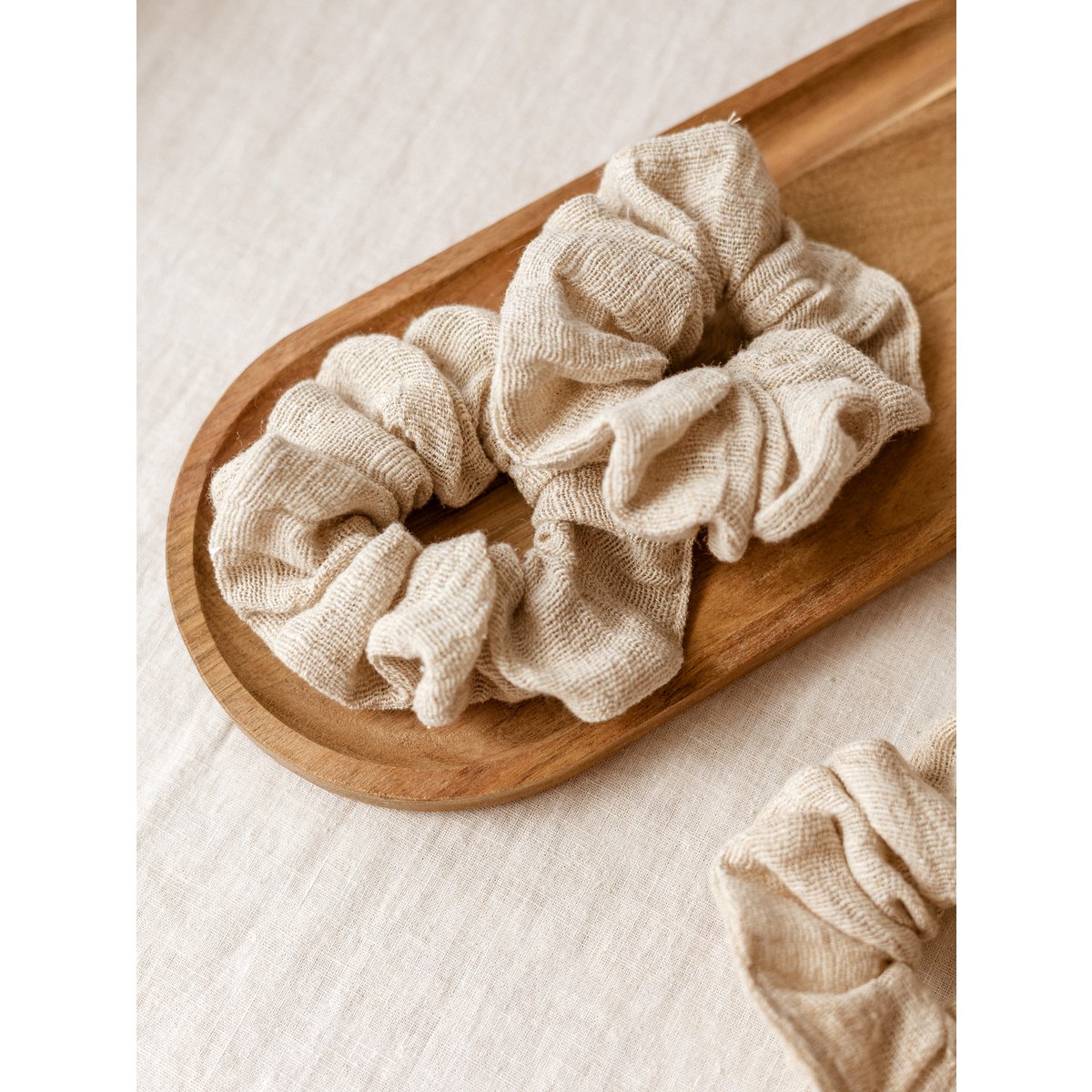 Scrunchie / gasa ancha - arena