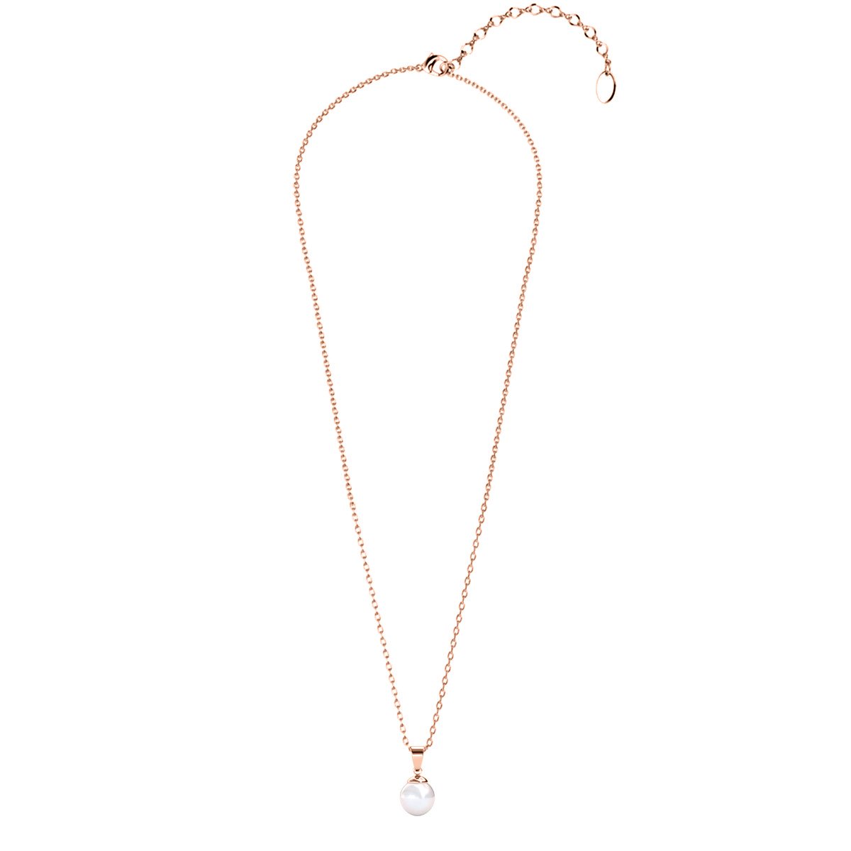Perlmutt-Trio-Sets – Roségold und Kristall