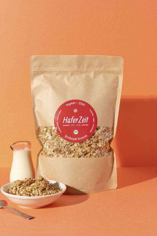 Bio-Granola Ingefær-Chili