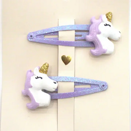 Barrettes Premium Cheveux pour Enfants - Licornes Beauties