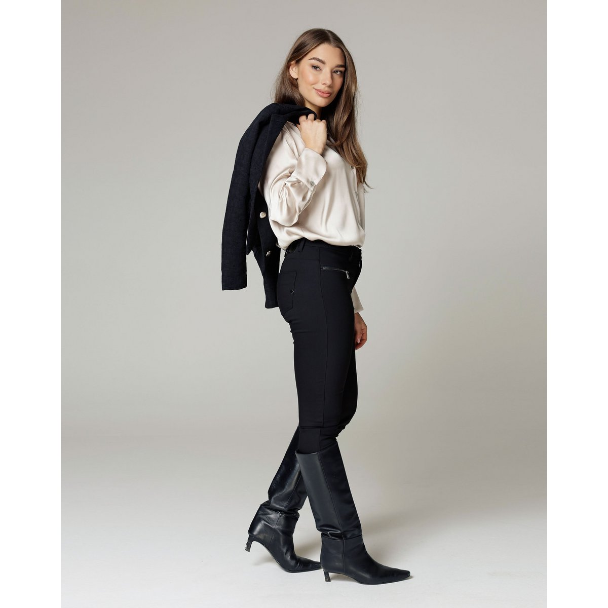 Black Skinny Trousers | The Elisa