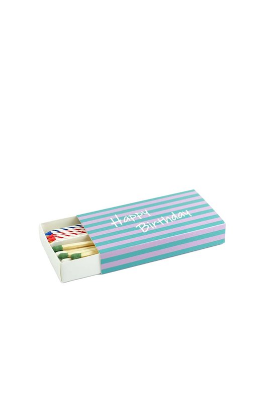 Happy Birthday Matches STRIPES