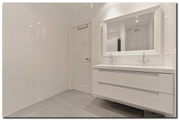 Mirror Sergio High gloss white