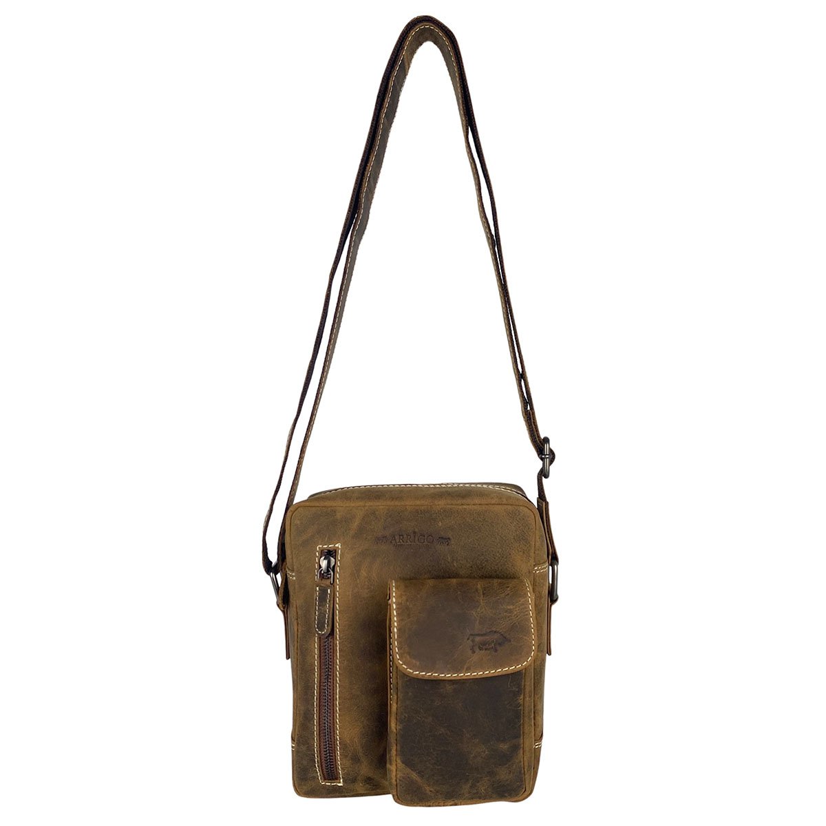 Bolso De Hombre O Bolso De Mujer En 3 Colores De Piel De Búfalo - Bandolera De Mujer O De Hombre