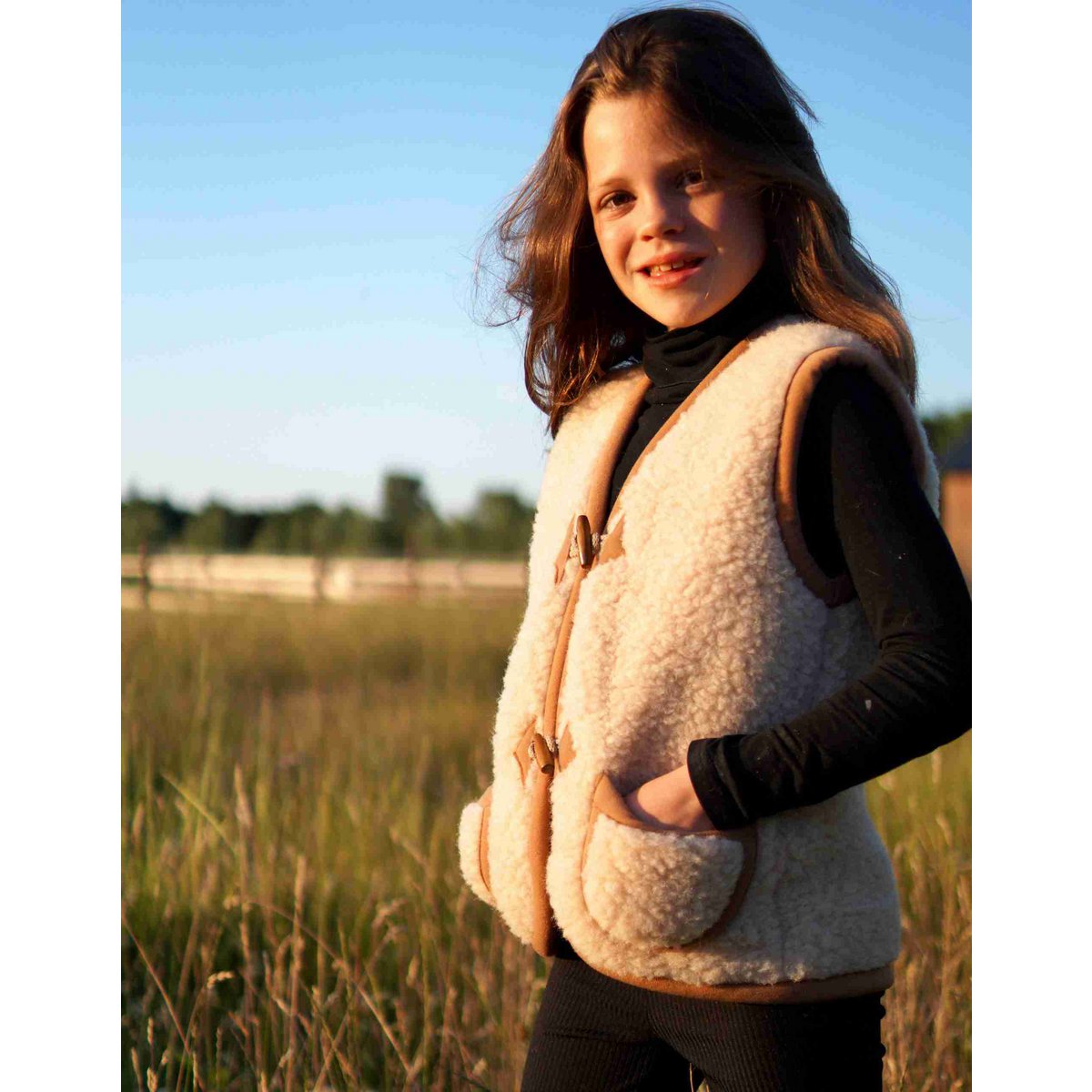 Woolen body warmer - Macchiato