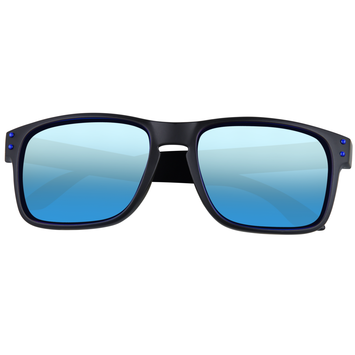 Slide - Telaio nero opaco | lente blu ghiaccio