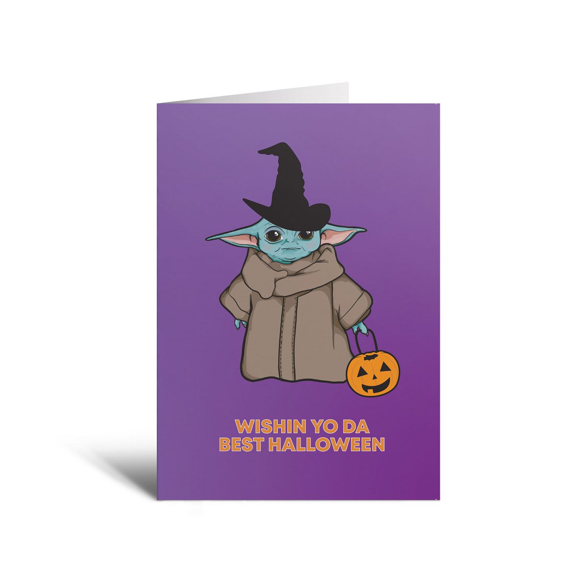 Yo Da Best Halloween Card