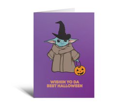 Yo Da Best Halloween Card