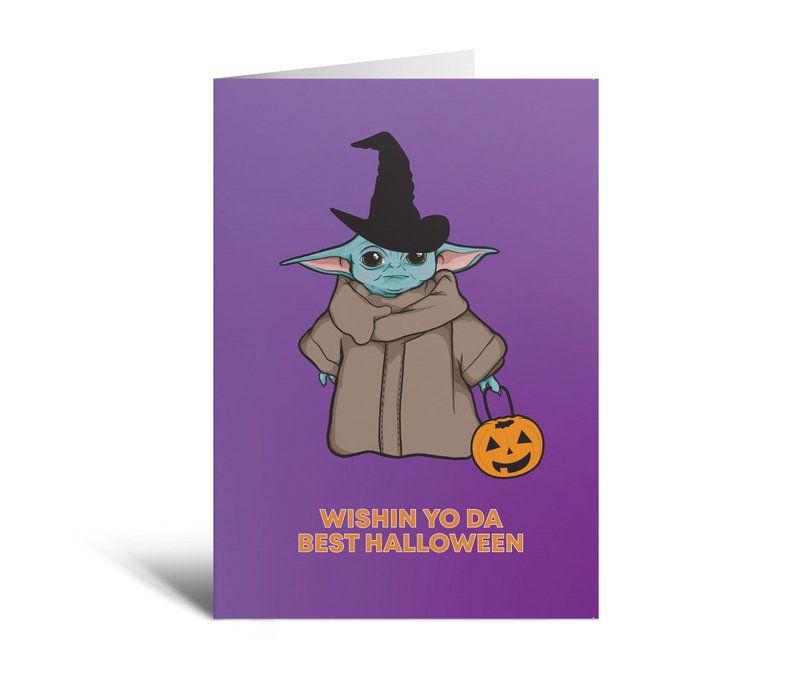 Yo Da Best Halloween Card