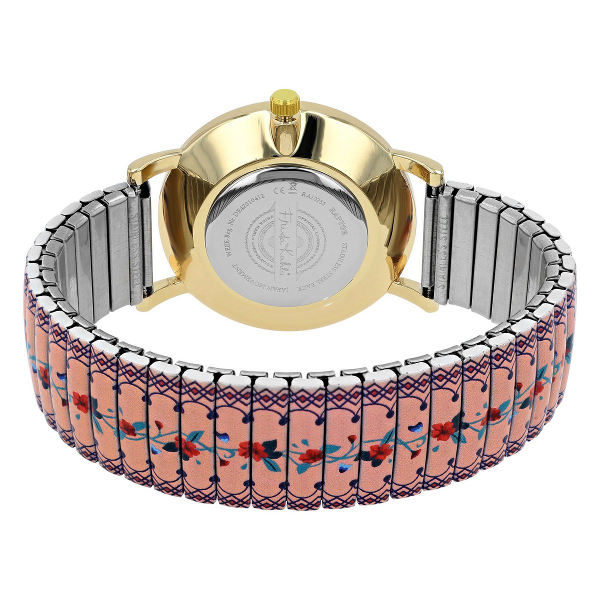Raptor damespolshorloge "Frida Kahlo Edition" met trekkoord