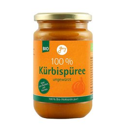 Hokkaido-Kürbis-Püree 100 % Püree ungewürzt Bio für Pumpkin Pie & Co