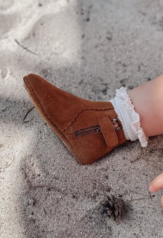 Chelsea Boots Flower Edge - Cognac