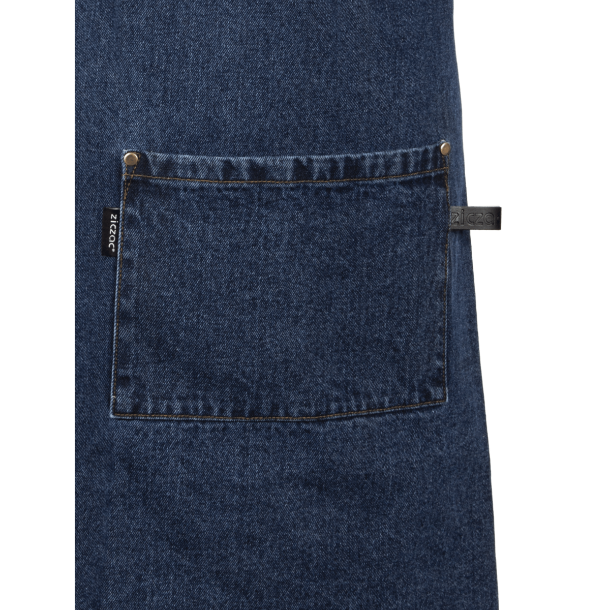 Apron DENIM crossback - 75x85 cm, blue