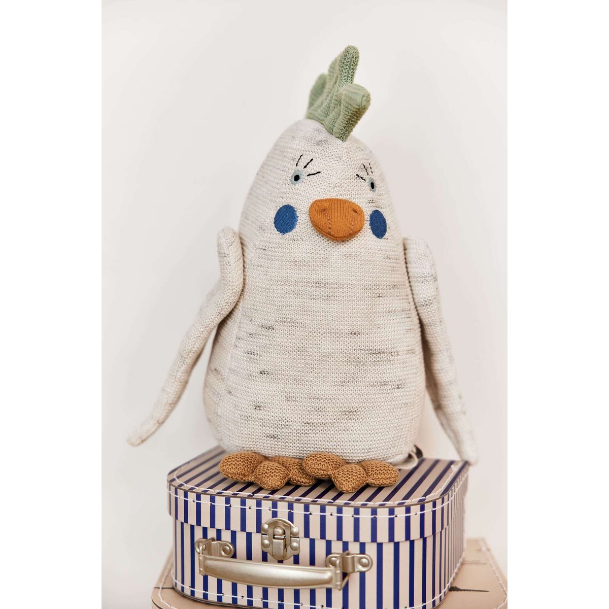 Mini Suitcase Crocodile & Stripe - Set of 2