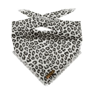 Dog bandana Leopard Grey
