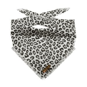 Dog bandana Leopard Grey