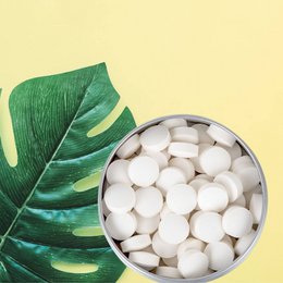 Feste Zahnpasta in Kautabletten – Minzgeschmack