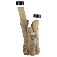 Tealight candlestick natural color H. 25 cm, VE 6