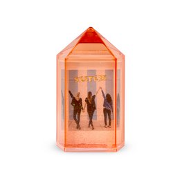 GLITTER PHOTO FRAME ORANGE HF