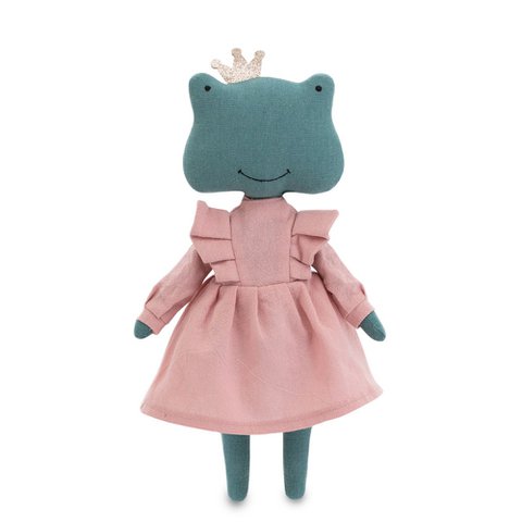 Cotton soft toy, Cotti Motti - Fiona the Frog (30cm)