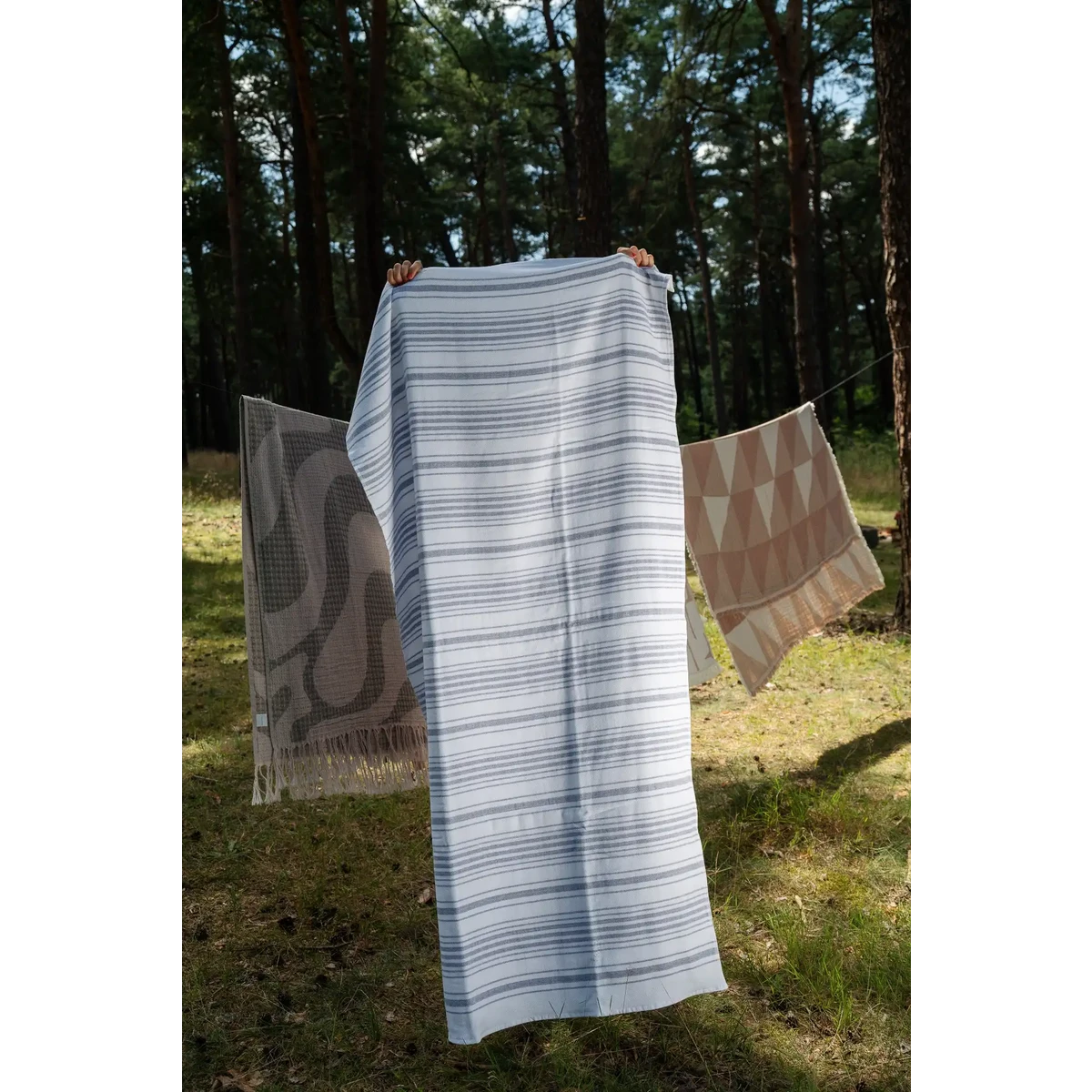 Marine - Cotton Double Sided Towel - Two Sizes