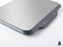 Báscula de cocina profesional hasta 15 kg con superficie de acero inoxidable