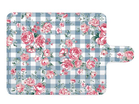 Porcelain cutting board Julia check 23x15 cm Isabelle Rose