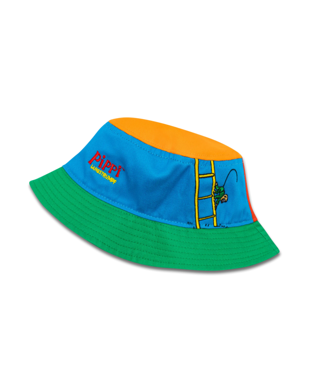 koaa – Pippi Calzelunghe “Up and Down” – Cappello da pescatore blu/rosso/verde/arancione