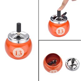 Cendriers Poussoir 'BOULE DE BILLARD'