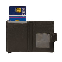 Cardprotector - Miniwallet - Mini wallet - Leather card holder leather - Credit card holder In 11 Colors