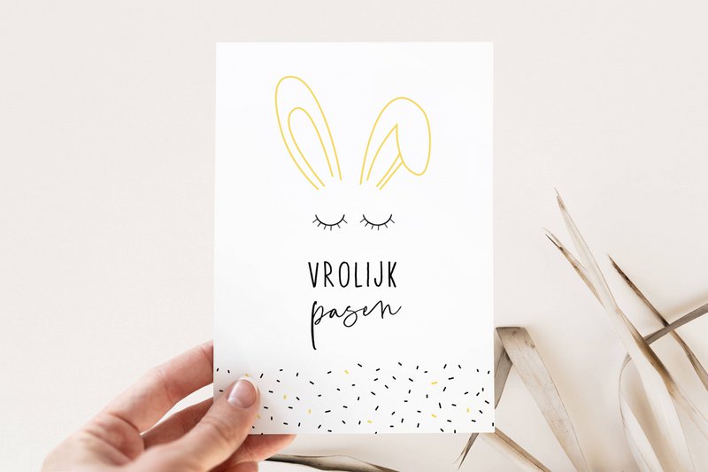 Easter Card - Merry Easter card, postcard, A6 Postcard Easter, Greeting card Easter