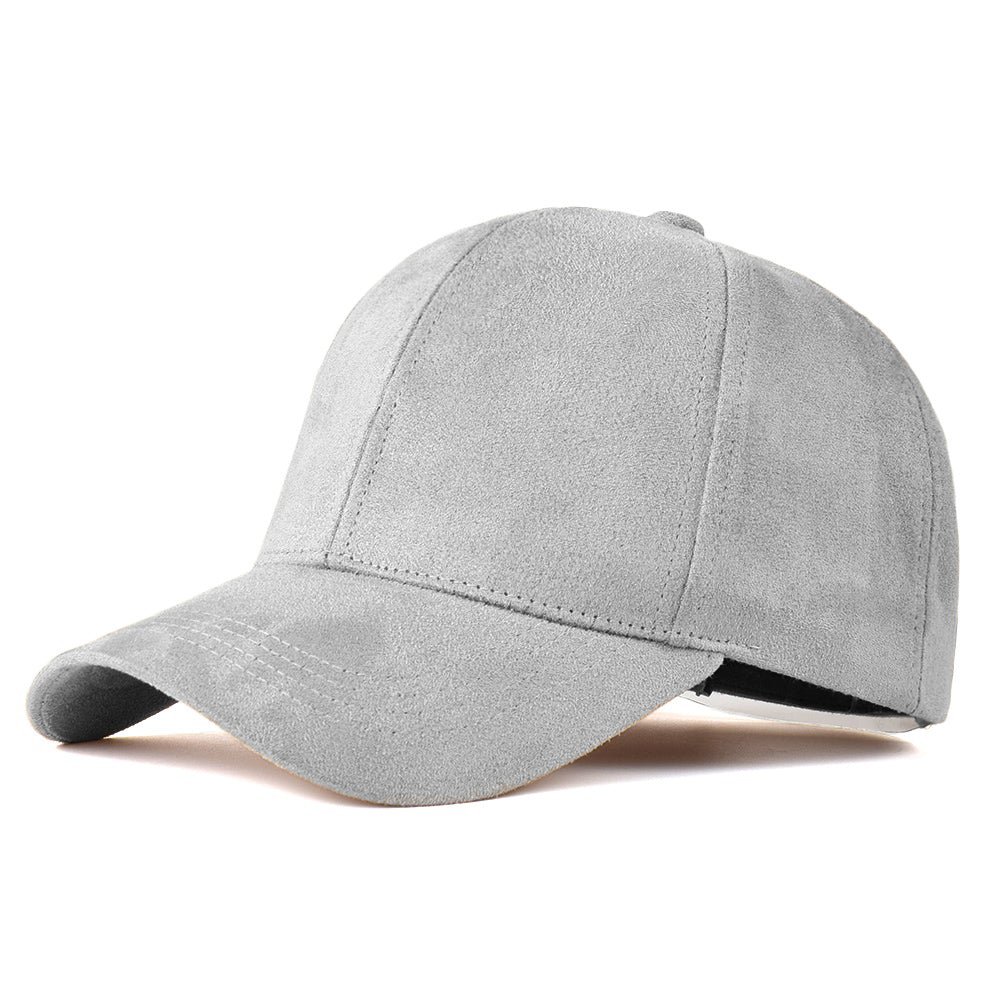 Legend Cap Basic - eindbaas - Suede - Light Grey
