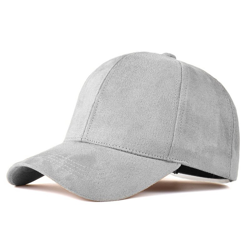 Legend Cap Basic - eindbaas - Suede - Light Grey