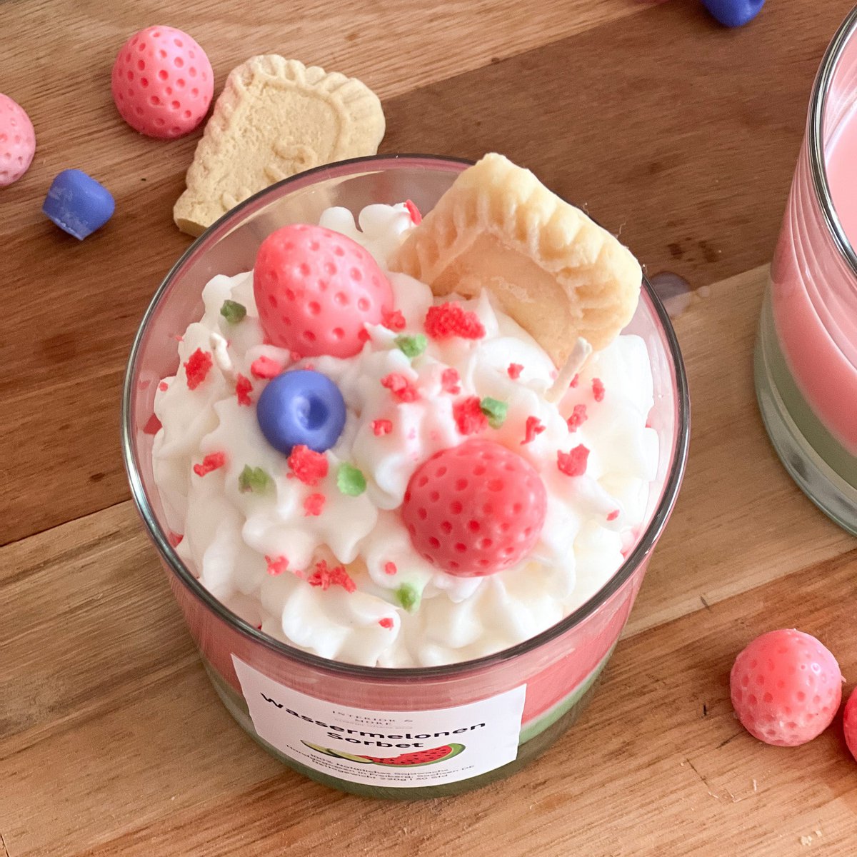 Dessert Candle Watermelon sorbet