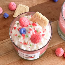 Sorbetto di anguria a candela da dessert