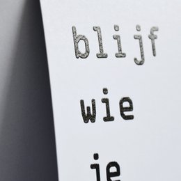 'bliv den du er'