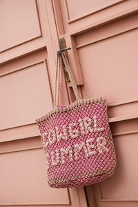 Tequila Town Dimension Tote Bag in roze