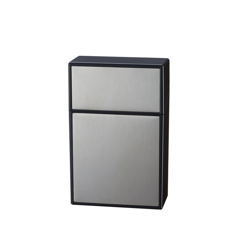 'BRUSHED METAL CHAMP' cigarette pack case