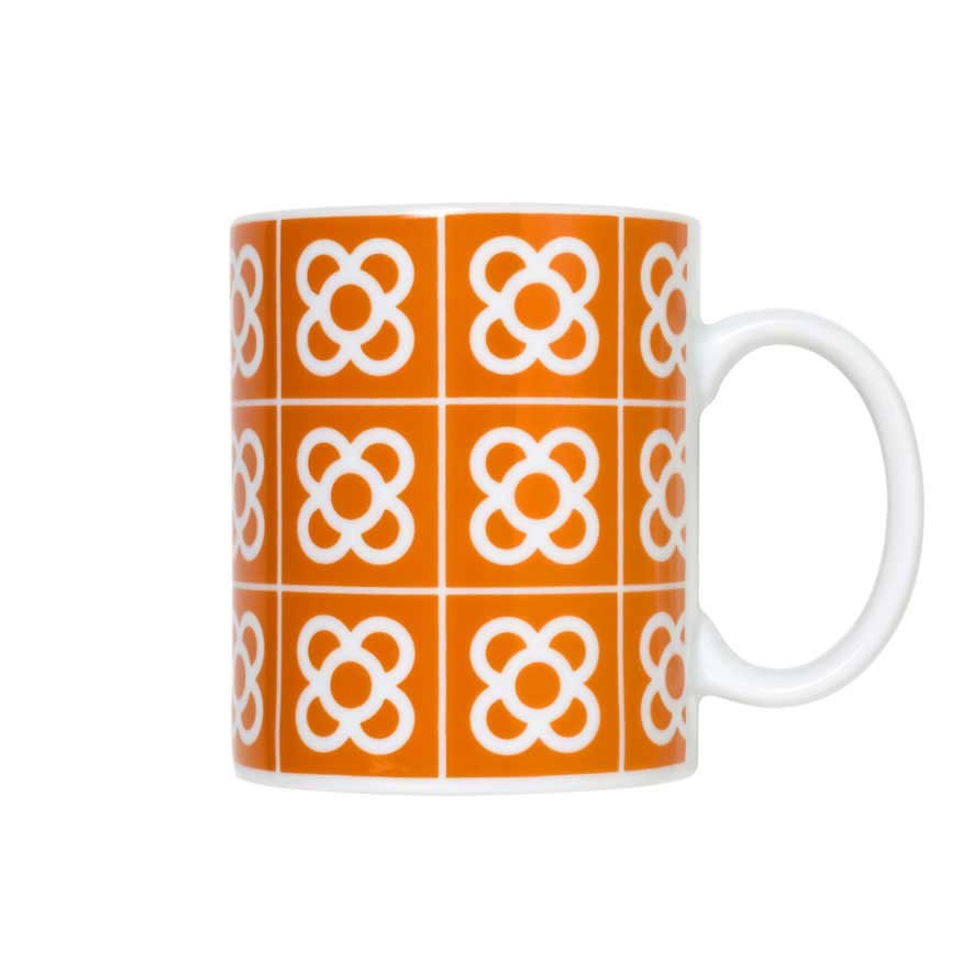 Mug Barcelona Flower / orange