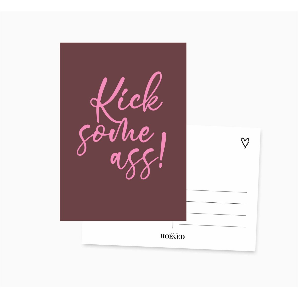 A6 Ansichtkaart || kick some ass