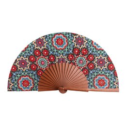 Folding Silk Fan Baraka V1