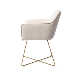 Jesper Home Hofu Dining Chair Cross Gold