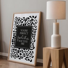 Poster: You're perfect just the way you are
