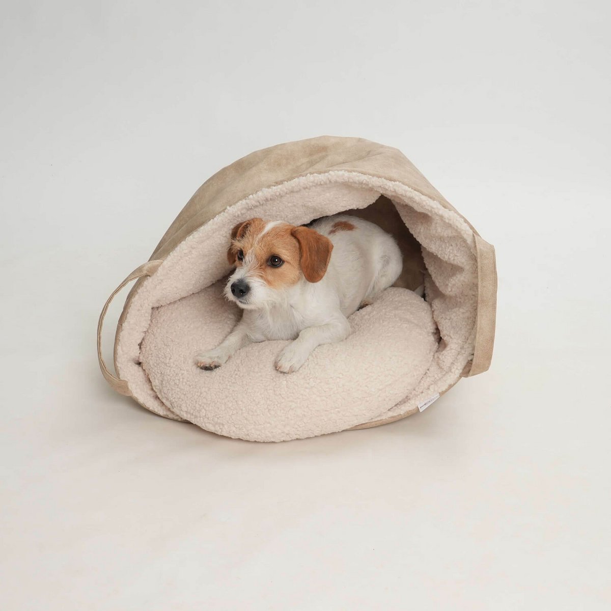 Hundekörbchen Shopper Little Basket Saddle gravel